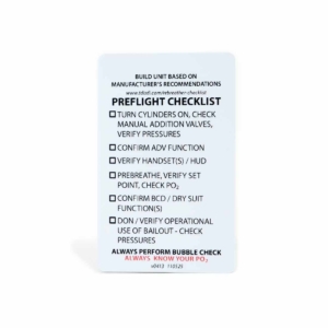 TDI CCR Preflight Checklist-0