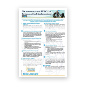 PFI Top Ten Reasons to Teach Brochure-0